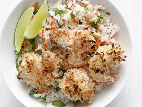 Coconut Shrimp with Tropical Rice