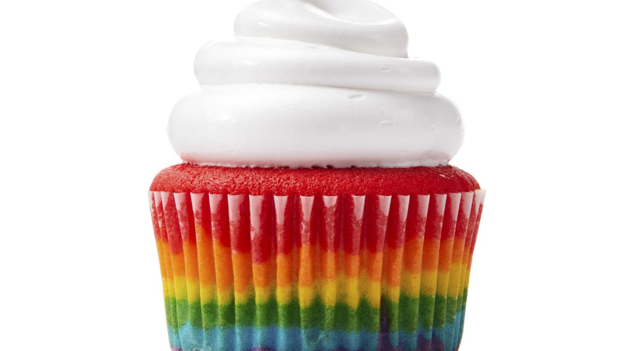 Rainbow Cupcakes