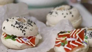 Mini Everything Bagel Cookies