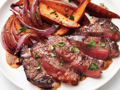 Steak with Beer Sauce