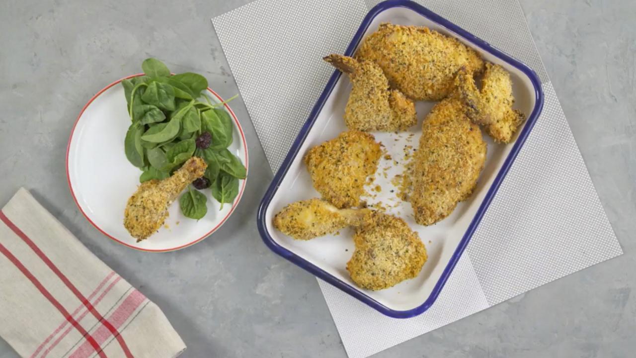 Oven-Fried Ranch Chicken