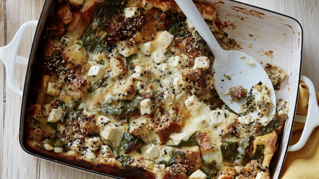 Bagel Breakfast Casserole