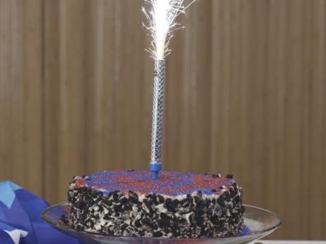 Firework Cookies and Cream Cake