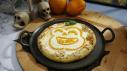 Pumpkin-Crust Halloween Pizza