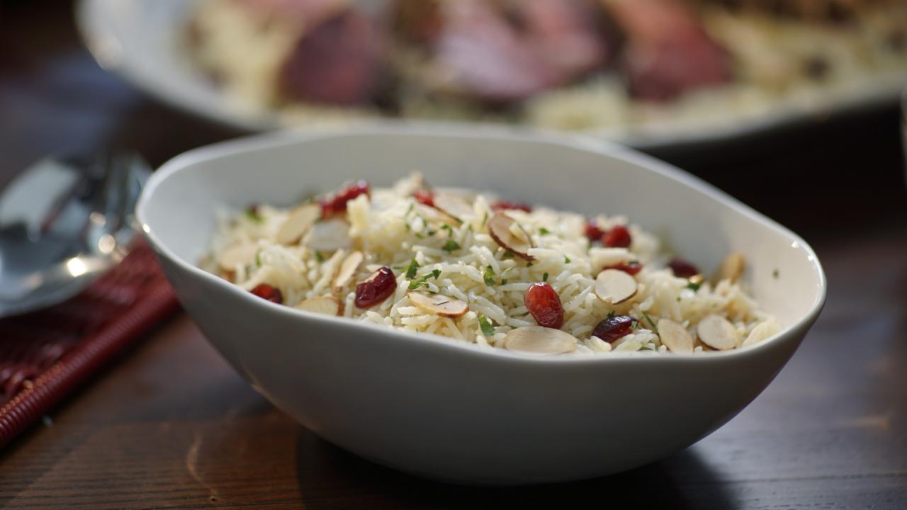 Almond Cranberry Rice Pilaf