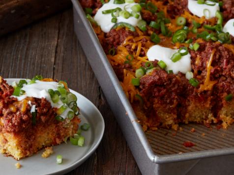 Cornbread Chili Poke Bake