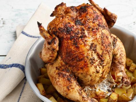 Bundt Pan Roast Chicken with Potatoes