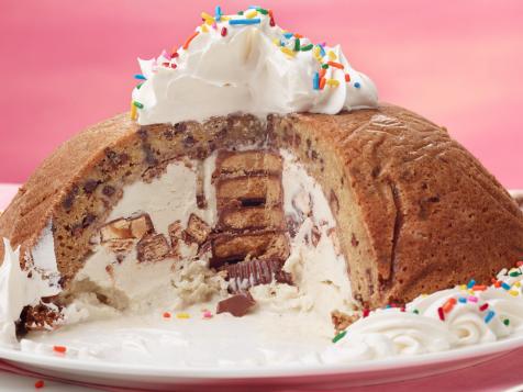Chocolate Chip Cookie Bombe