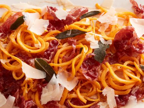 Butternut Squash Noodles with Prosciutto and Sage