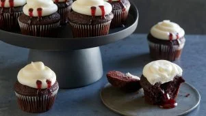 Red Velvet Vampire Cupcakes