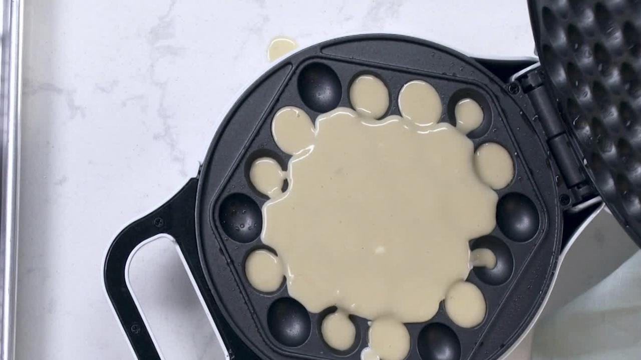 Savory Bubble Waffles