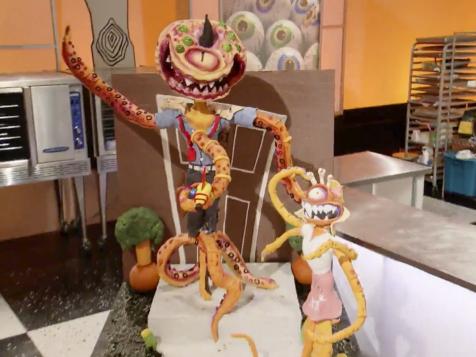 Pumpkin Alien Cake