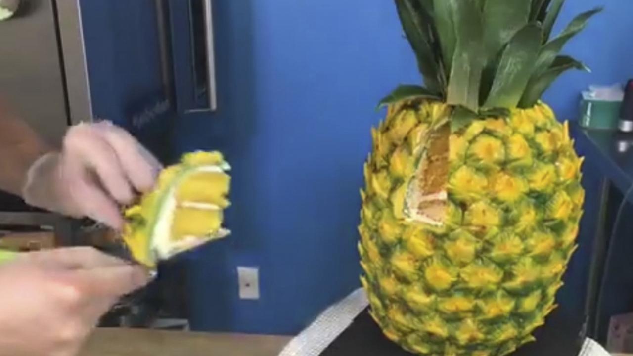 Giant Pineapple Cake