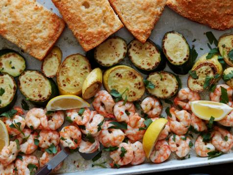 Sheet Pan Shrimp Scampi