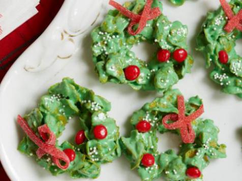 Cornflake Christmas Wreaths