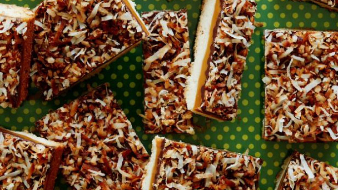 Caramel Chocolate Shortbreads