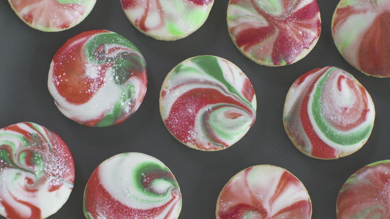 Holiday Swirled Sugar Cookies