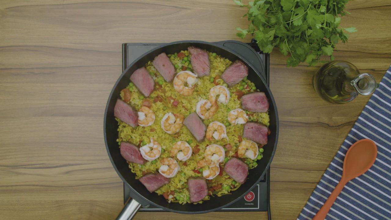 Surf 'n' Turf Paella