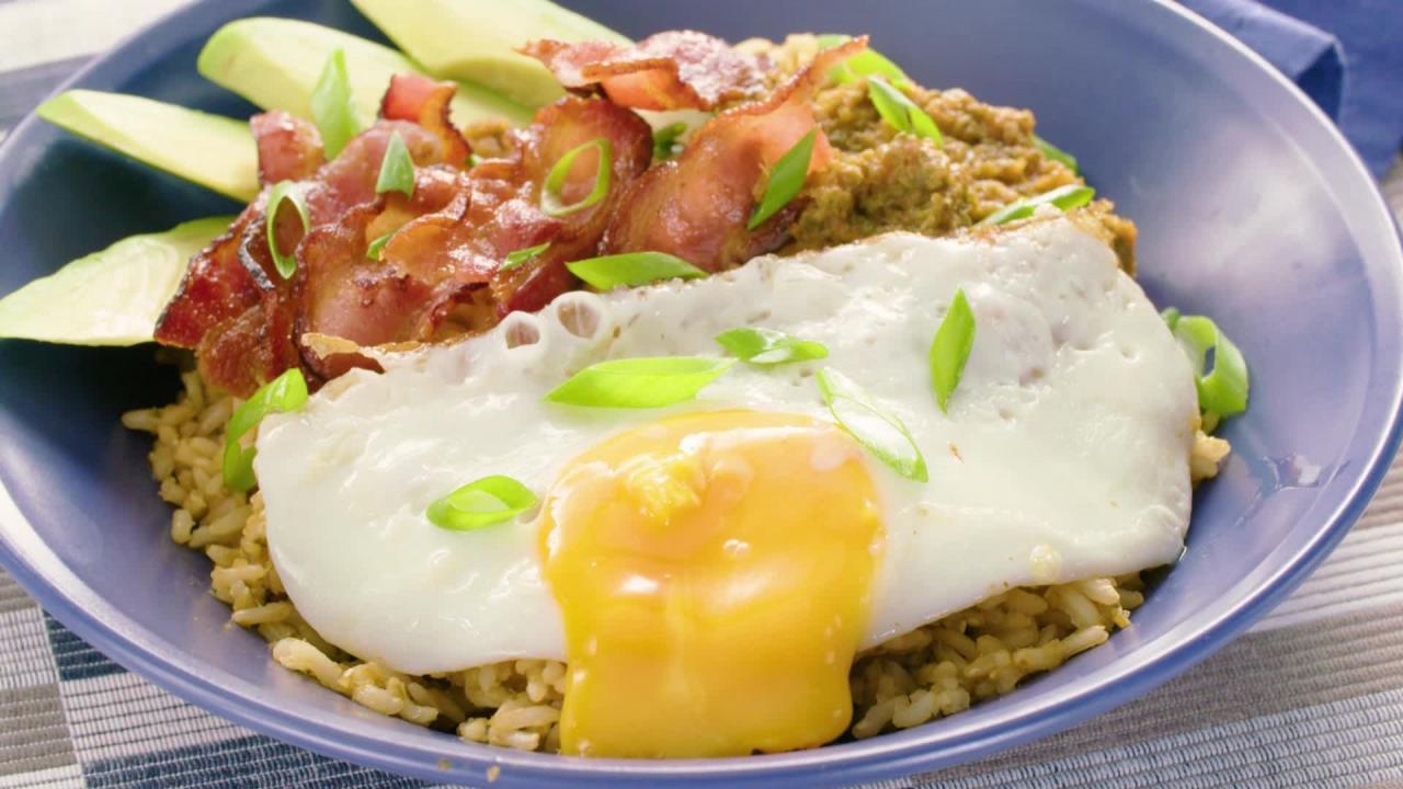 Egg-and-Kimchi Rice Bowls