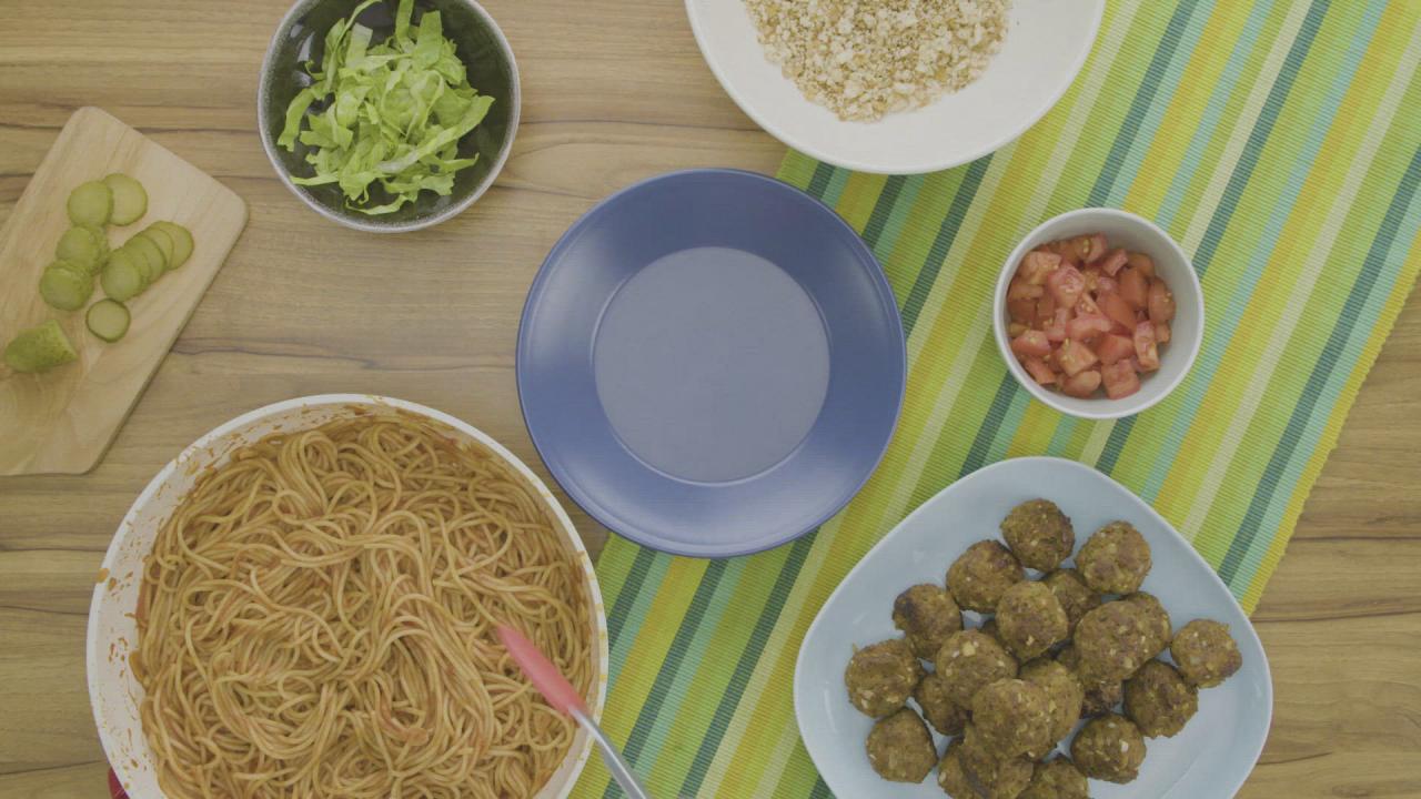 Burger Spaghetti
