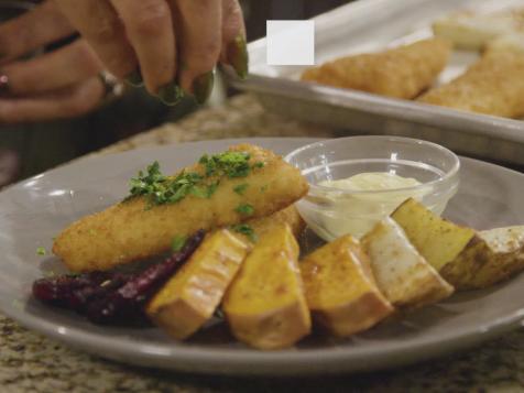 Crispy Fish 'n' Rainbow Chips