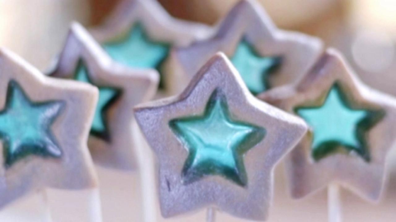 Stained Glass Cookie Wands