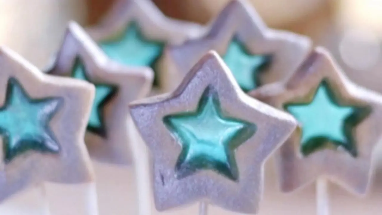 Stained Glass Cookie Wands