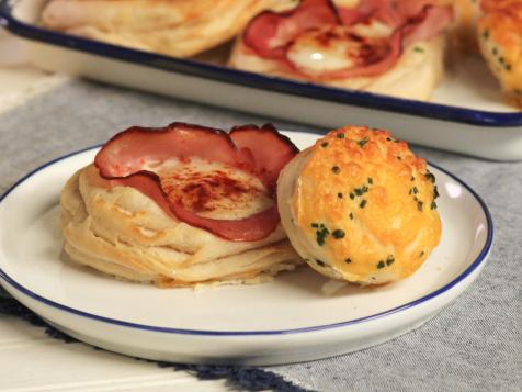 Sheet Pan Egg-in-Hole Biscuits