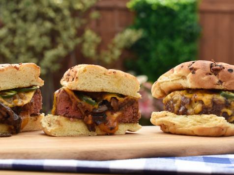 BBQ Western Beer Can Burger