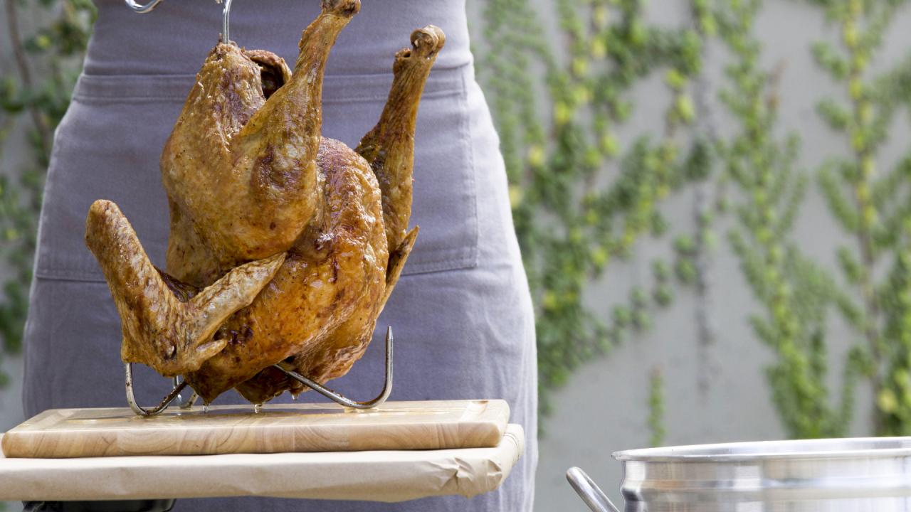 Deep-Frying a Turkey