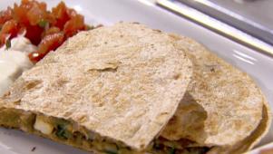 Chicken-Mushroom Quesadillas