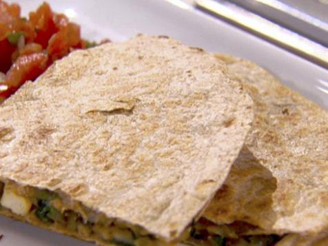 Chicken-Mushroom Quesadillas