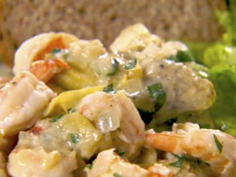 Shrimp Scampi with Artichokes