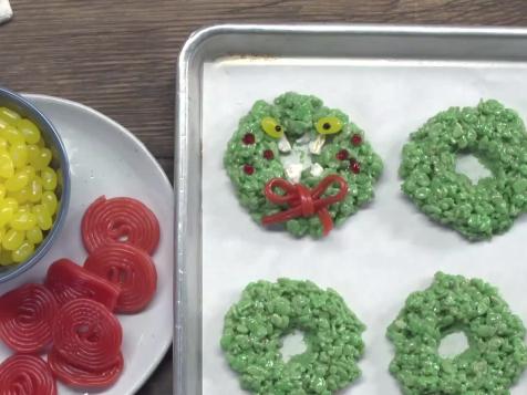 Cereal Treat Christmas Wreaths