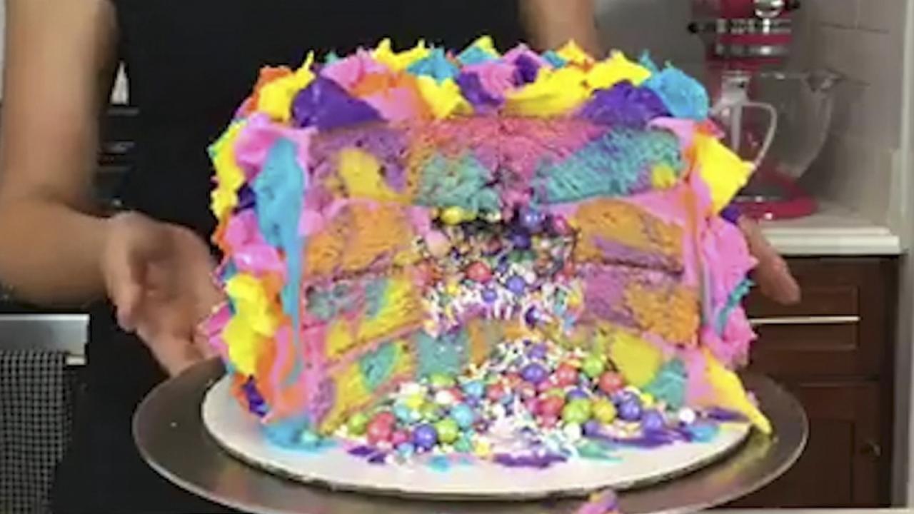 Pinata-Inspired Cake
