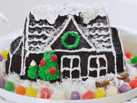 Gingerbread House Cake