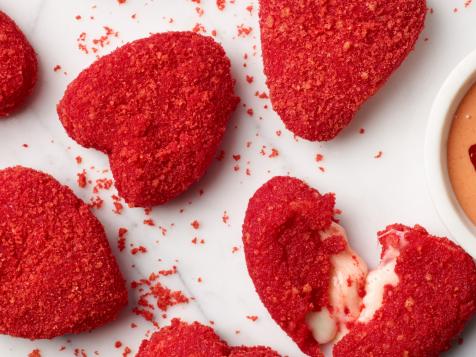 Flamin' Hot Cheeto Mozzarella Hearts