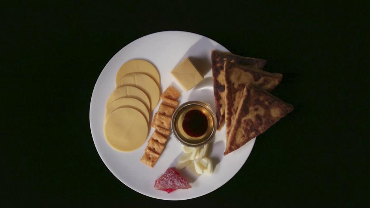 The Geometric American Snack Cheese Plate