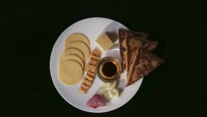 The Geometric American Snack Cheese Plate