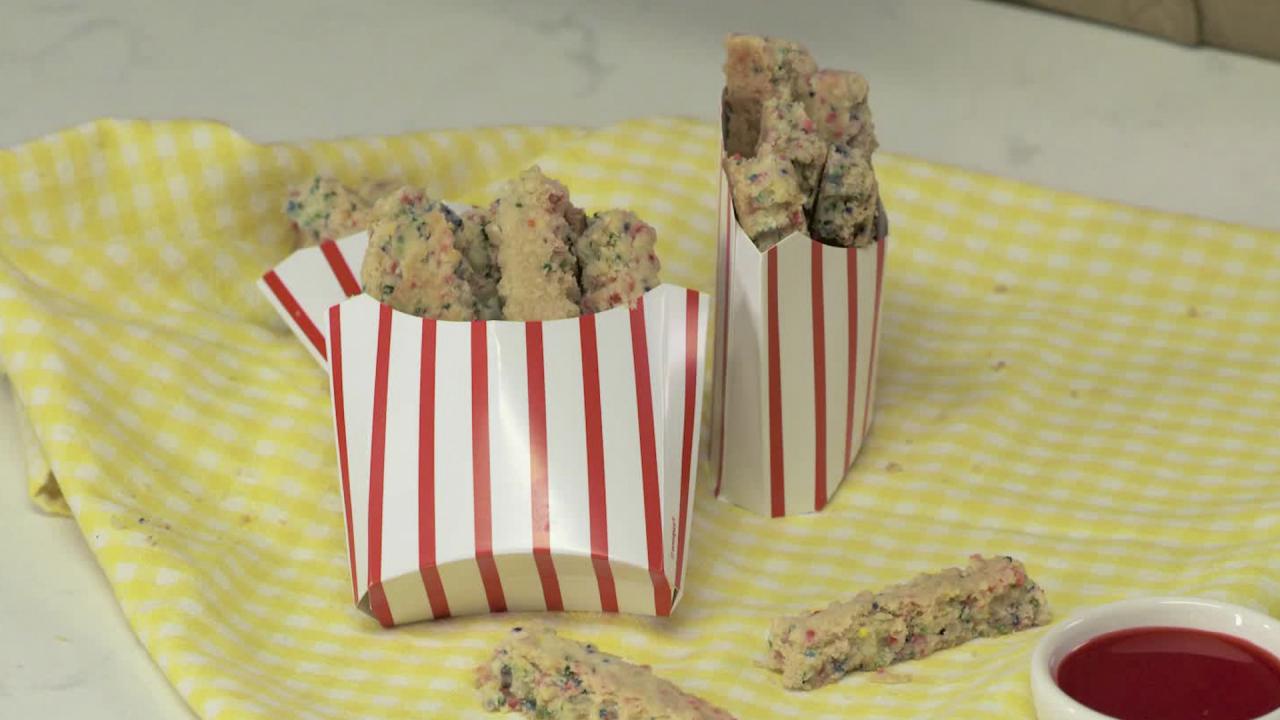 Rainbow Sprinkle Cookie Fries