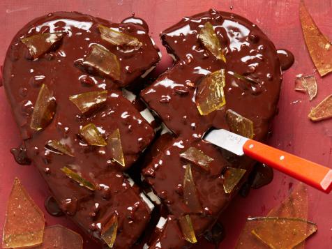 Broken Heart Chocolate Cake