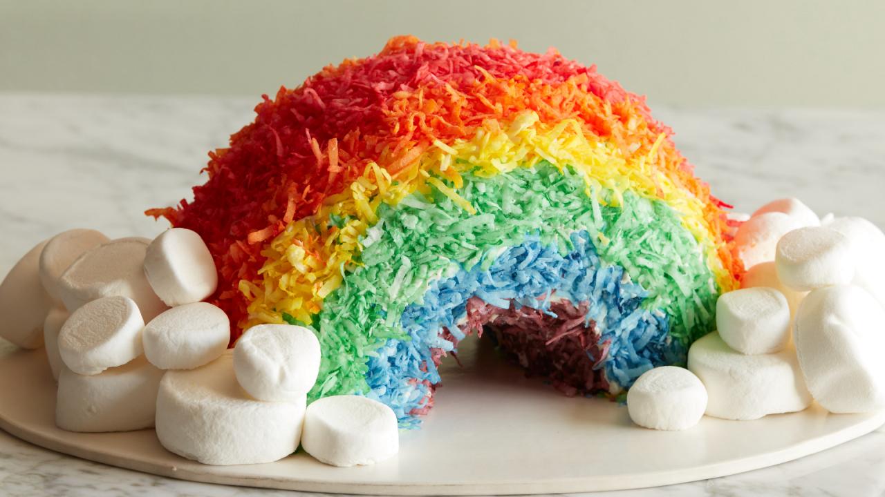 Rainbow Bundt Cake
