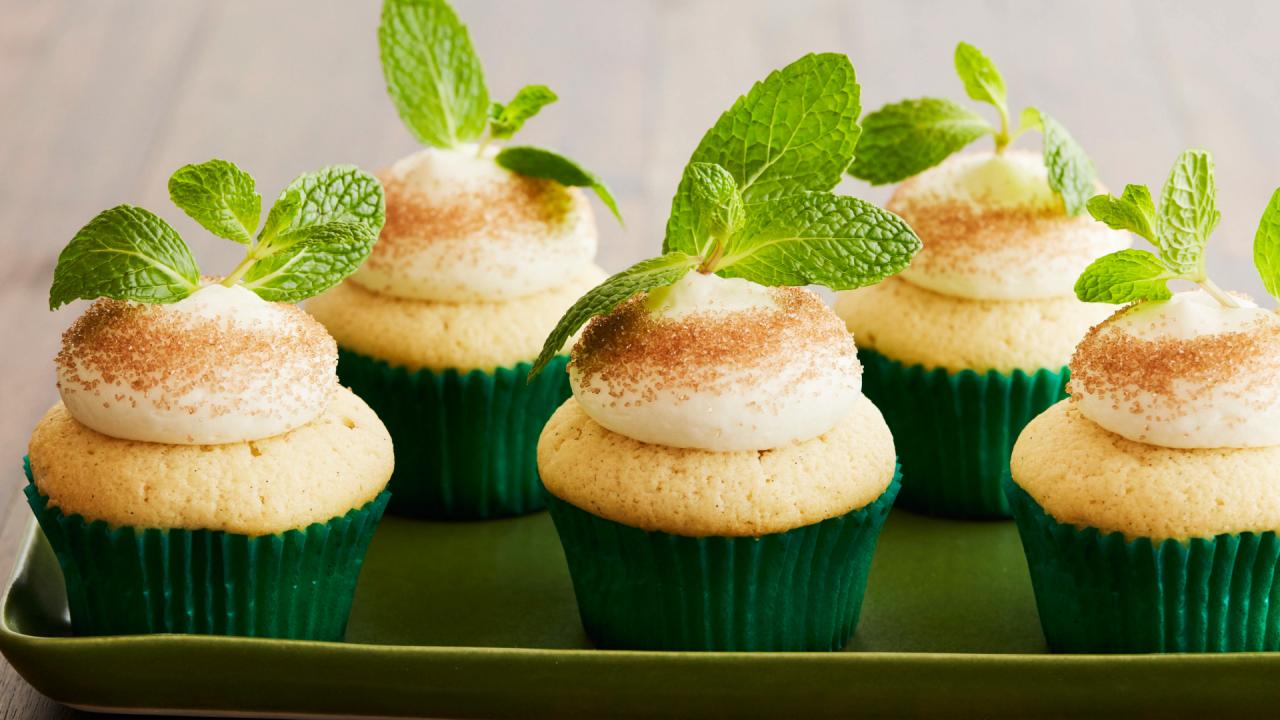 Mint Julep Cupcakes