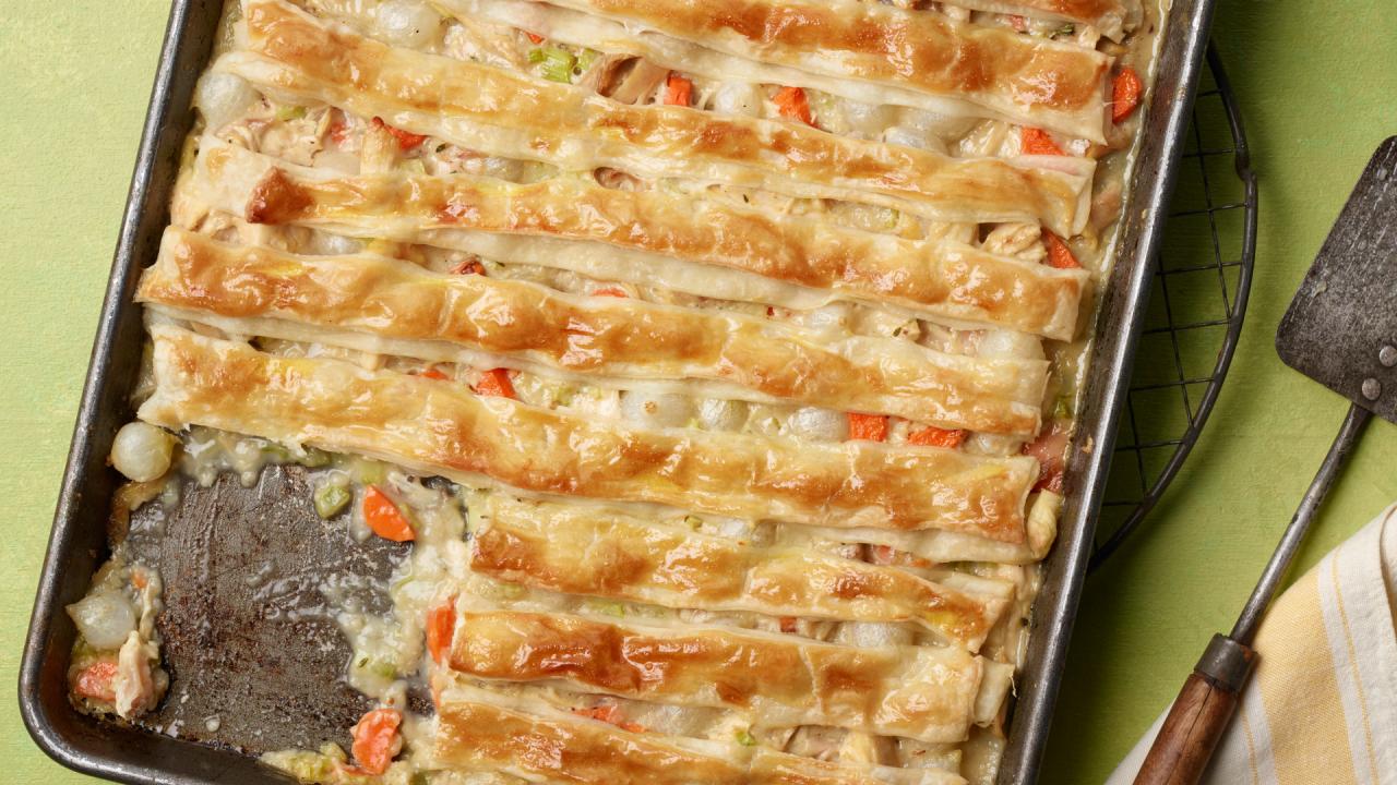 Sheet Pan Chicken Pot Pie