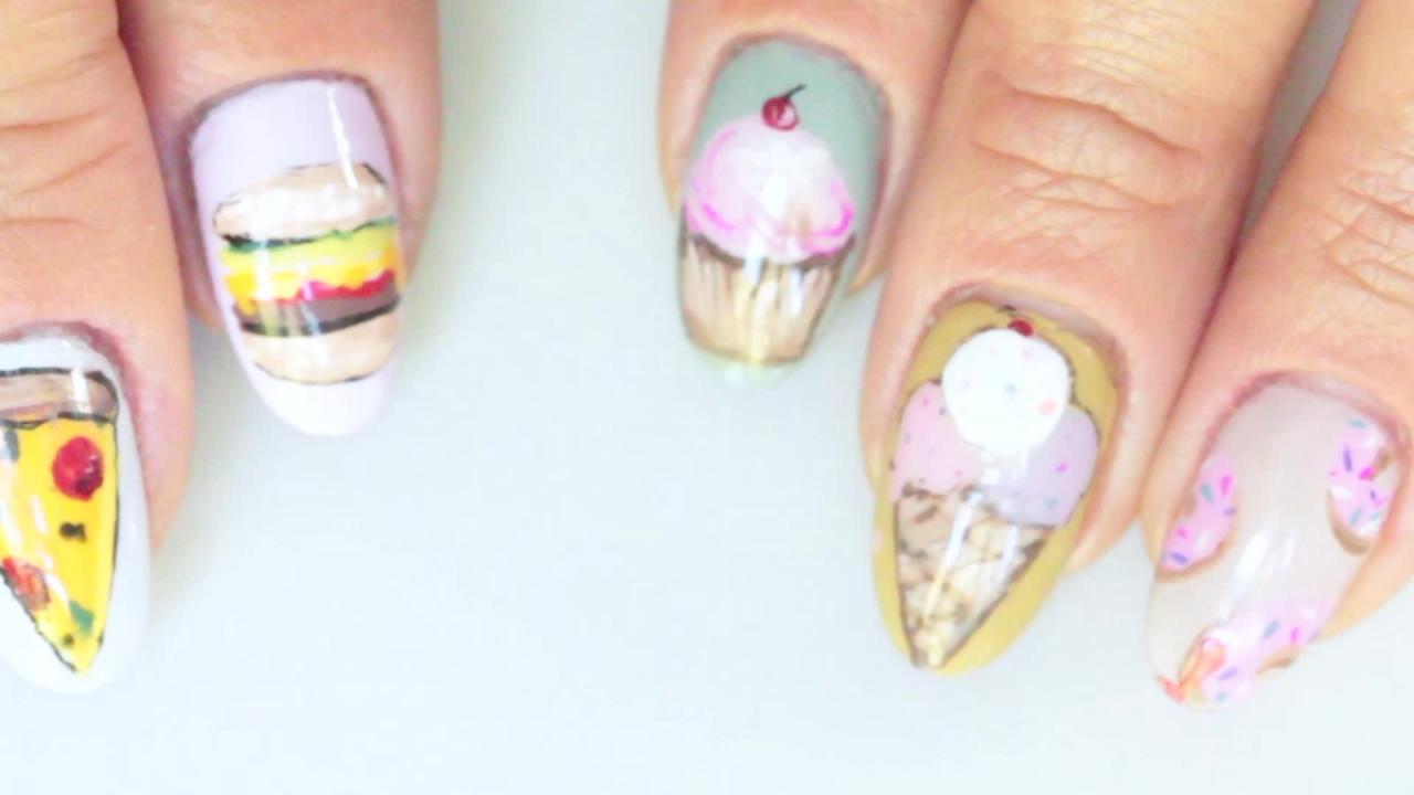 Junk Food Nail Art