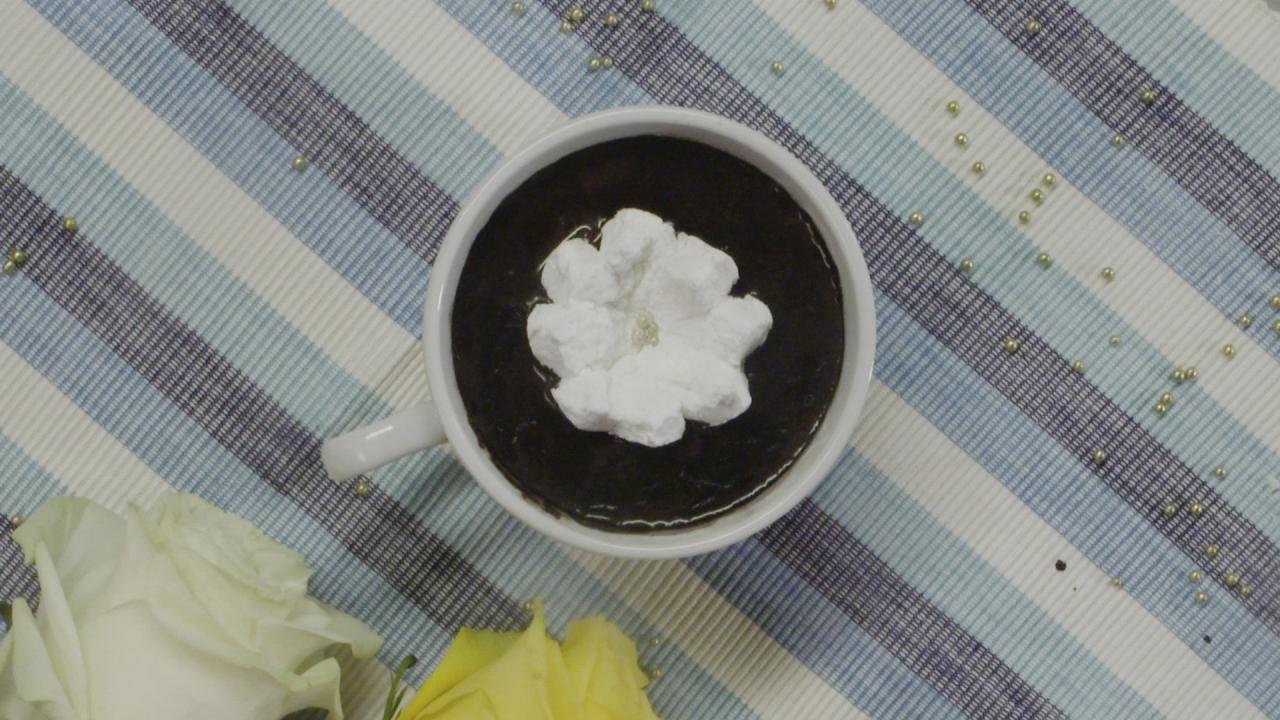 Blooming Marshmallow Flower