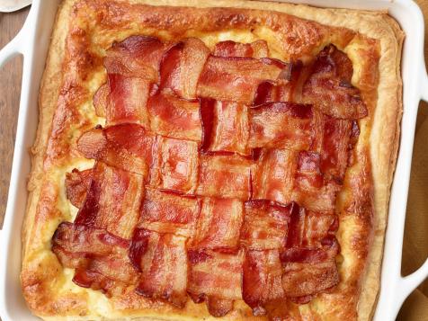 Bacon Lattice Breakfast Pie