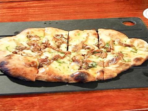 Roasted Chanterelles and Truffle Cheese Pizza