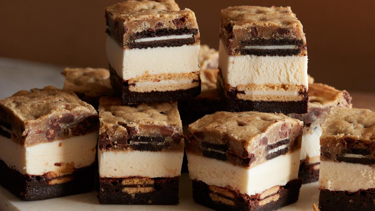 Oreo-Stuffed Ice Cream Sandwiches