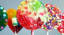 Rainbow Hard Candy Lollipops